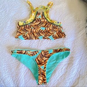 Maaji high neck bikini set